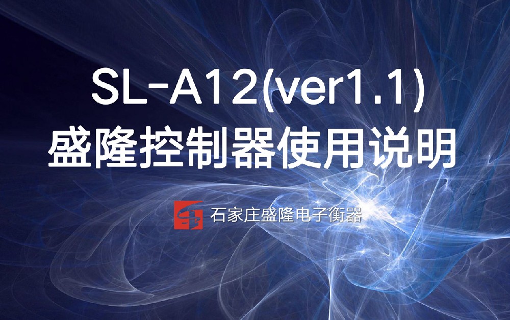 盛隆称重显示控制器使用说明书SL－ A12(ver1.1)